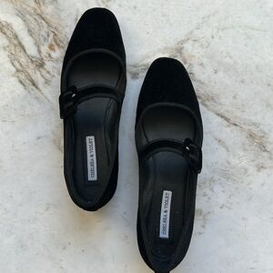 Velvet Mary Jane Shoe